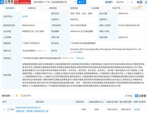 航宇微在廣東成立科技發(fā)展公司，布局AI與衛(wèi)星業(yè)務(wù)及信息系統(tǒng)集成服務(wù)